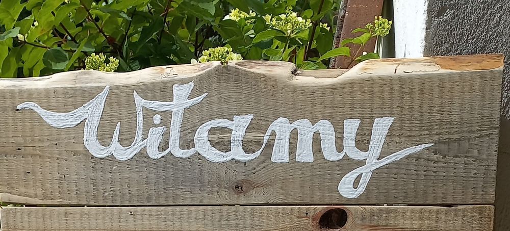 Dekoracje ślubne/weselne- tablica powitalna