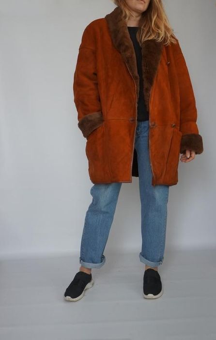 Дублянка натуральне хутро вінтаж c&a шуба