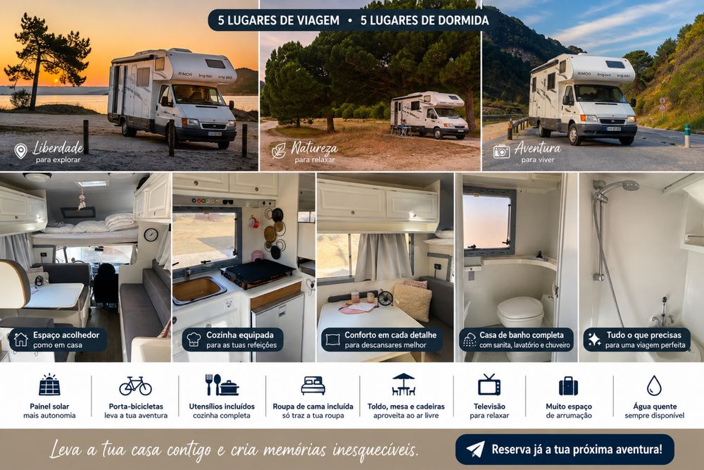 Aluga-se Auto-Caravana