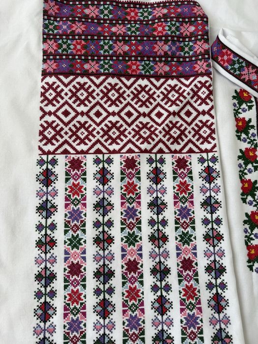 Вишиванка (заготовка) на домотканному полотні