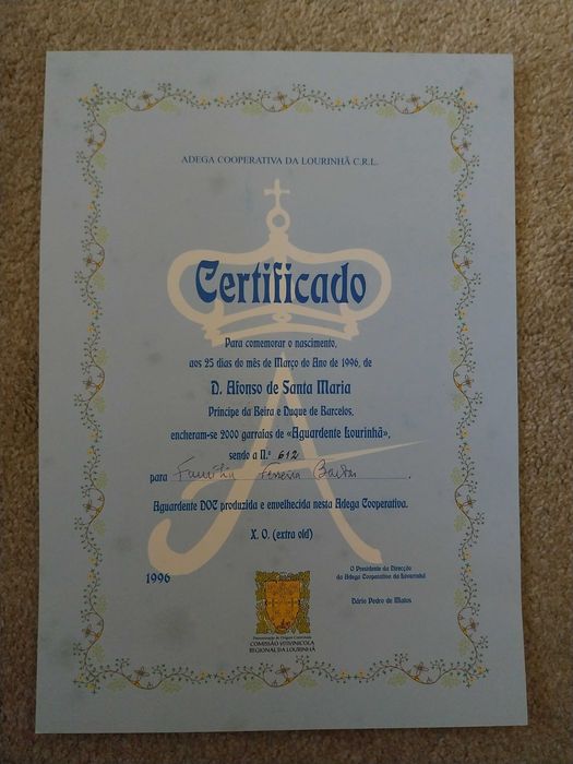 Commemorative Historical Document
