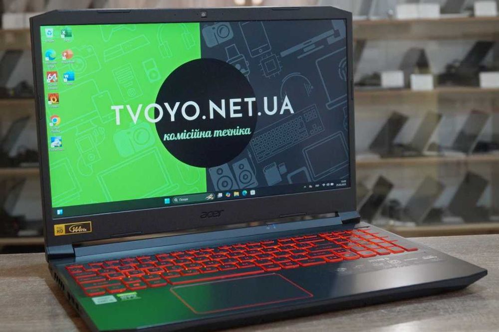 ГАРАНТІЯ Acer (IPS 144 Гц/Core i5-10300H/RAM 8/SSD 256/RTX 3050)TVOYO