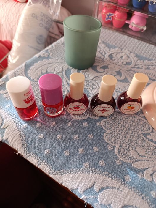 Bálsamo labial e lip tinte