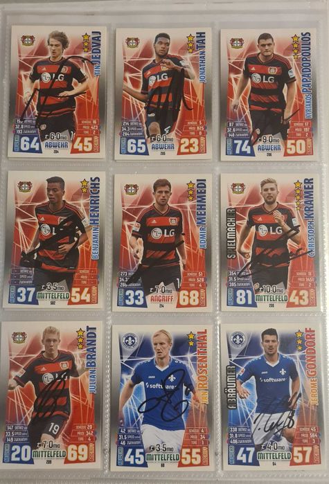 Zestaw Autografów PANINI 2