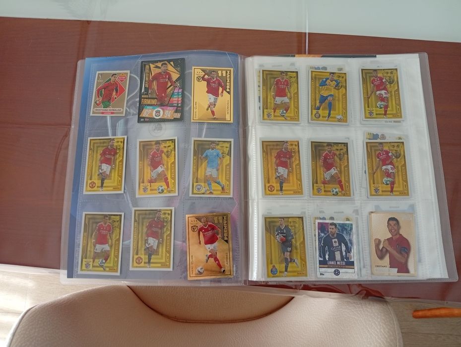 Cartas de coleção futebol