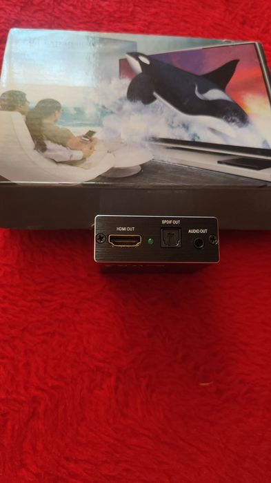 rator de Áudio Hdmi 4Kx2K Hdmi1212-Y12 Preto