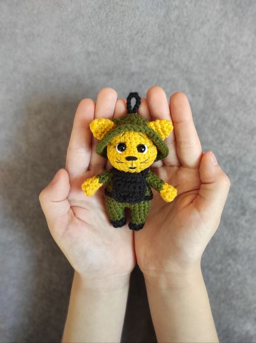 Військовий котик ЗСУ, брелок, оберіг, сувенір