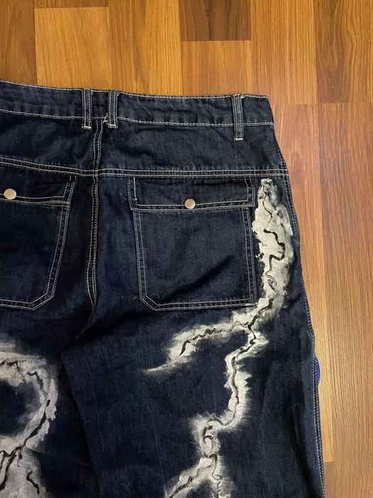 Кастомні y2k lightning джинси