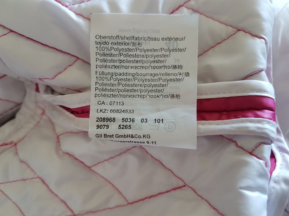 Kurtka nowa GIL BRET wiosenna różowa/amarantowa, r. 40