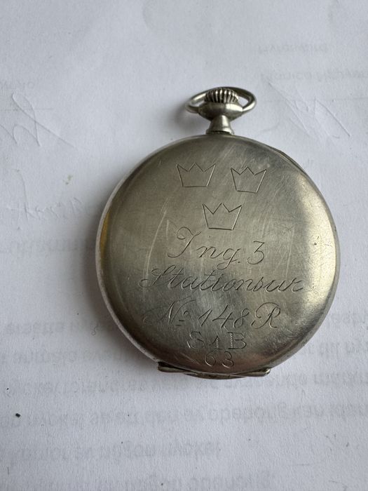 Карманные милитари часы, рабочие, 50 мм