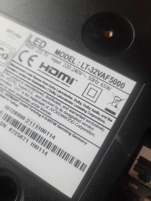 tv jvc smart wifi led 32 cale