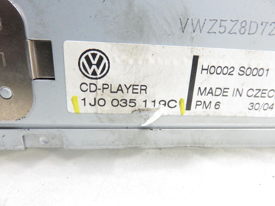 Radio Zmieniarka Vw Polo IV (9n_) + Kod