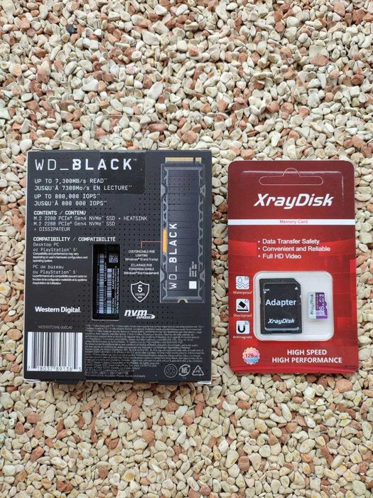 Dysk SSD m.2 NVMe PCIe 4.0 WD BLACK SN850X 1TB +GRATIS karta mSD 128GB