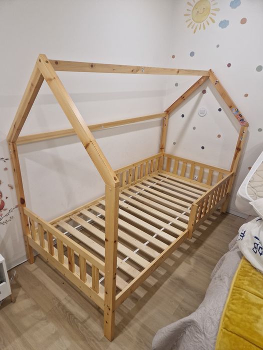 Cama MONTESSORI NATURAL com 2 gavetas