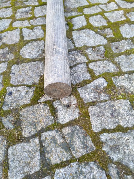 Wałek ze  stali kwasoodpornej długość 77,5 cm , fi 9 cm