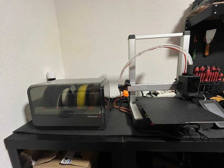 Impressora 3D Anycubic Kobra 3 V2 + ACE Multicolor + Mesa COLD