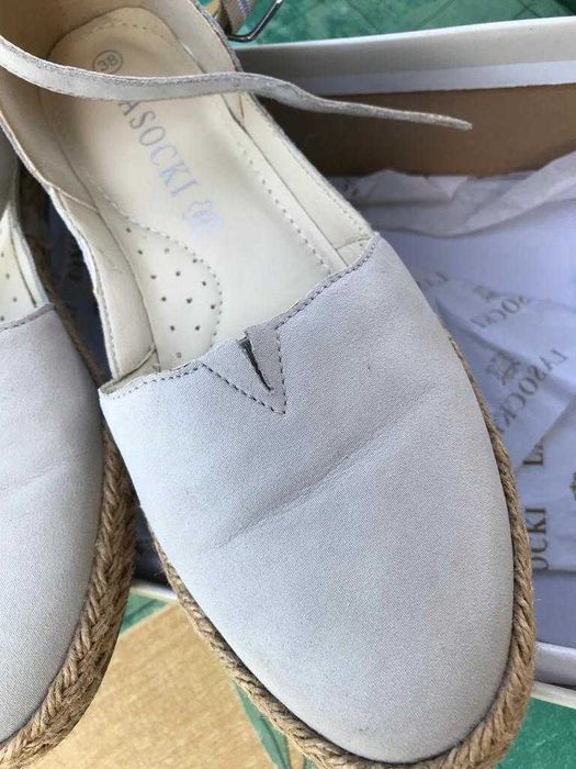 Espadryle Lasocki r.38 skóra