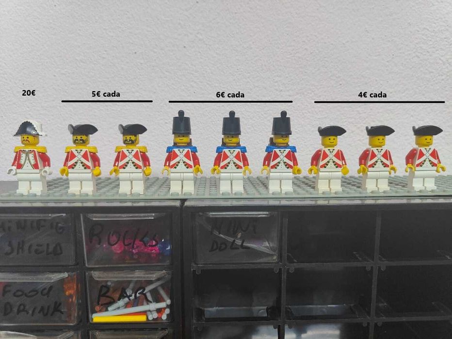 Lote Minifiguras Lego Pirates I Imperial Guards