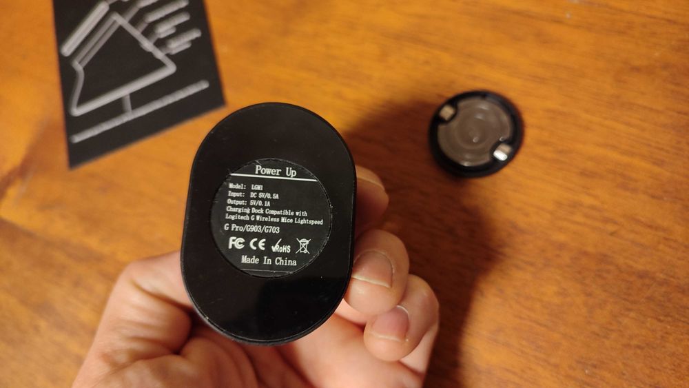 Док-станция для зарядки мыши Logitech G Pro X G502, G703, G903, G PRO