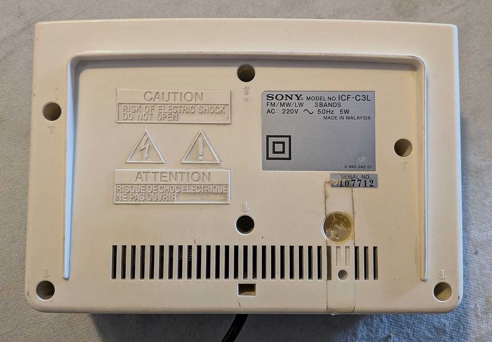 Rádio Sony Digimatic AM/FM Digital