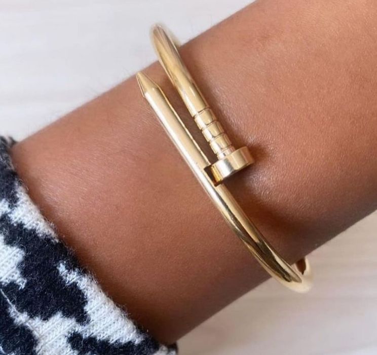 Pulseira Prego Dourada