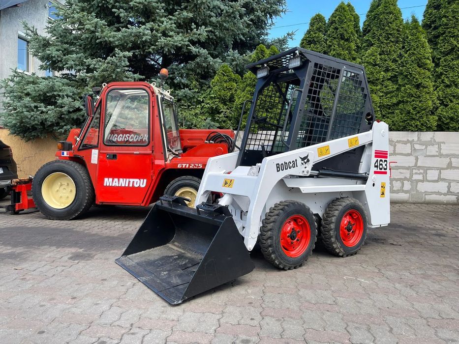 Bobcat Miniładowarka Bobcat 463 Jak Nowa, Mały przebieg, Niska, wąska, kompaktowa 90 cm szeroka  Import Niemcy,1 właściciel, Bardzo ładny stan tylko 2100 MTG PRZEBIEG