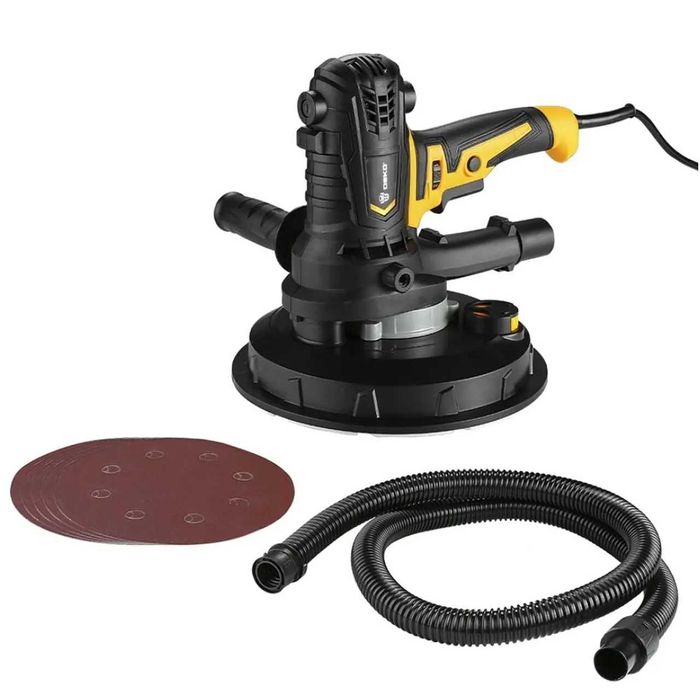 D70- Lixadora DEKO DKWP180CD 900W Lixadeira drywall polimento luz LED