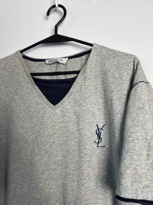 Tshirt Yves Saint Laurent YSL grey Koszulka