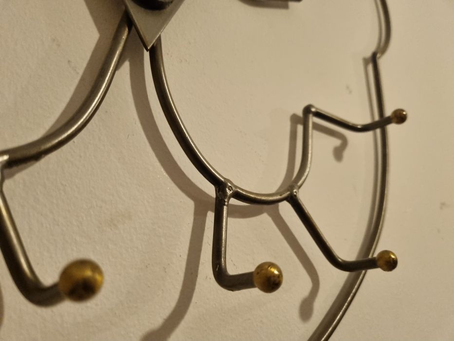 Wieszak uśmiechnięty kot metaloplastyka