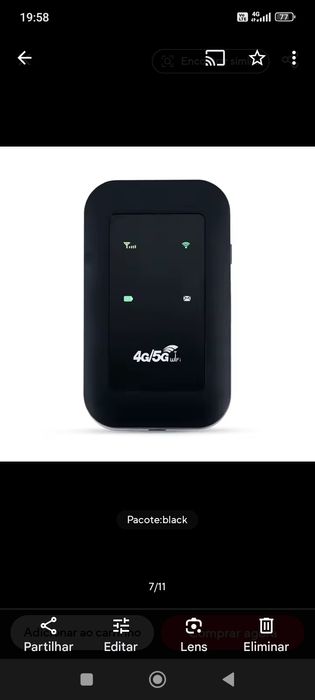 Router Hotspot 4G/5G (desbloqueado)