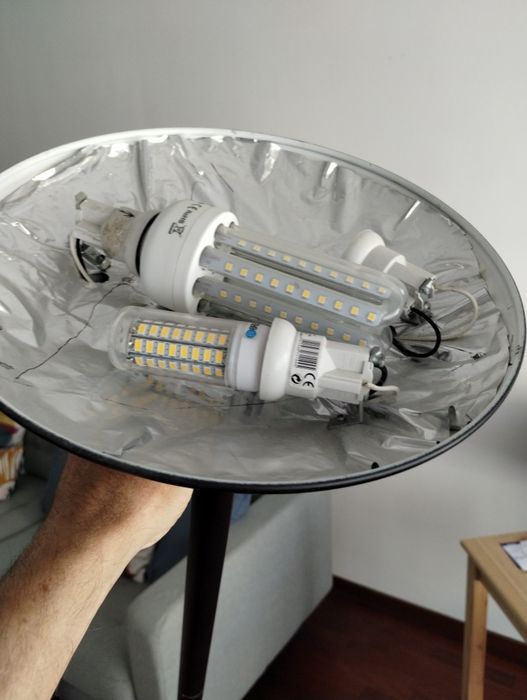 Candeeiro de pé baixo consumo