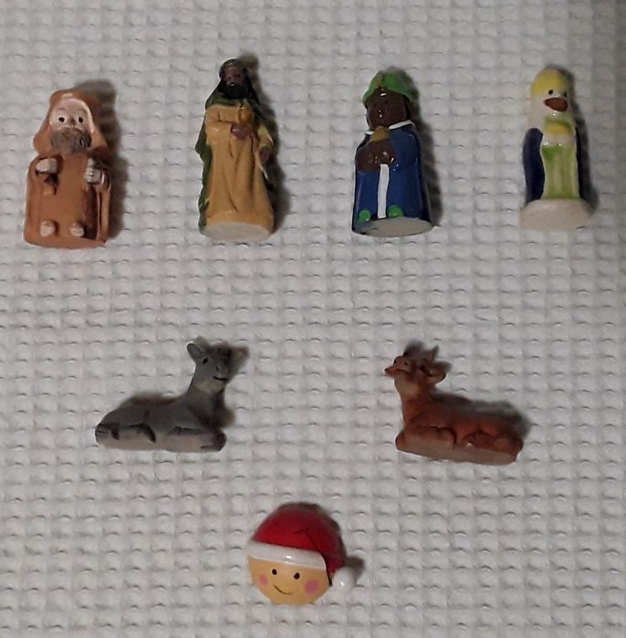 7 Figuras de Natal em miniatura