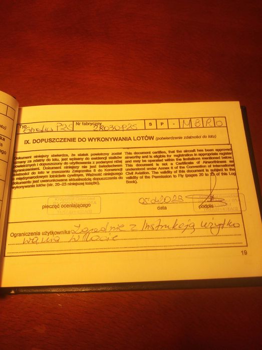 Motolotnia Blues aktualny ULC