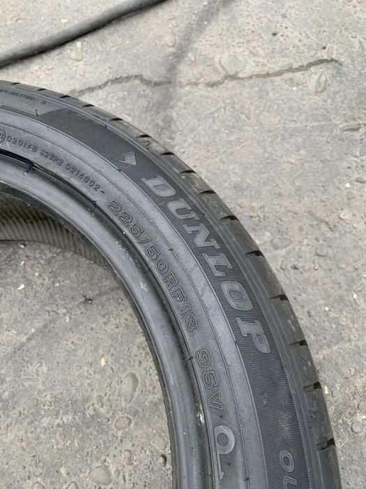 Шини 225/50 R18 Dunlop 7-8мм, літо, ранфлет