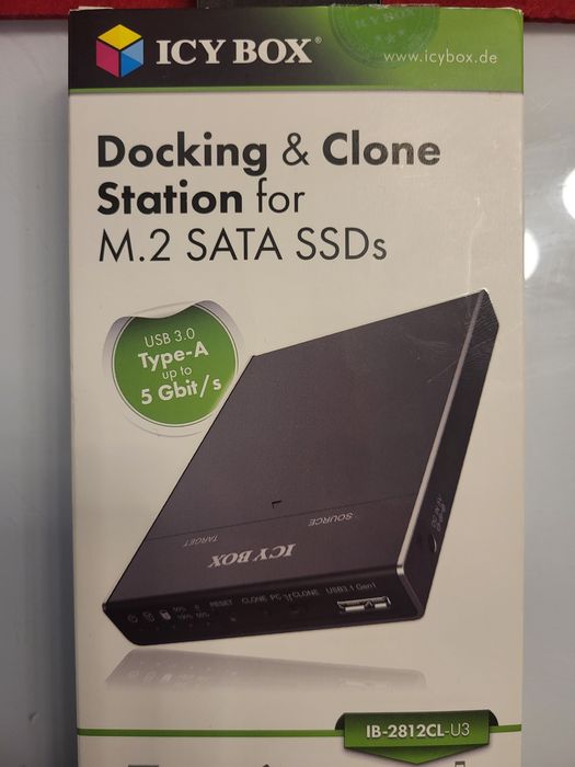 Stacja dokująca klonująca SSD Icy Box IB-2812CL-U3
