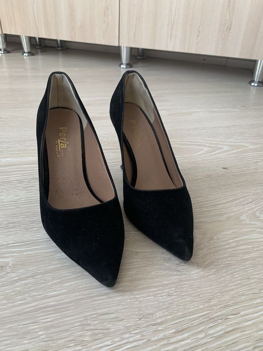 Замшеві туфлі-лодочки