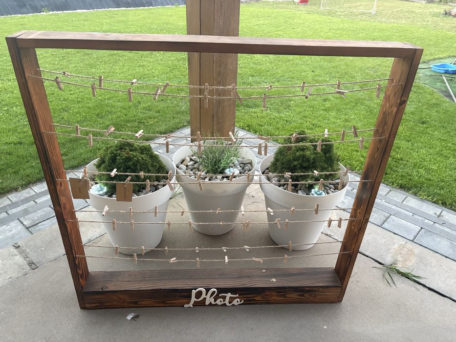 Rama na zdjęcia instax, wesele, ksiega gości