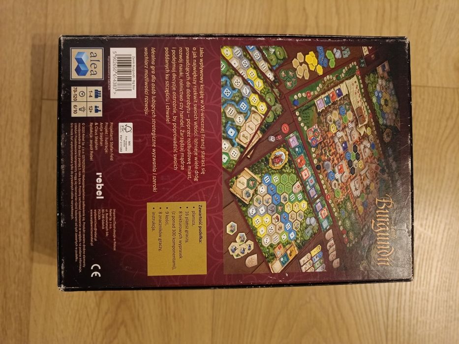 Zamki Burgundii gra planszowa