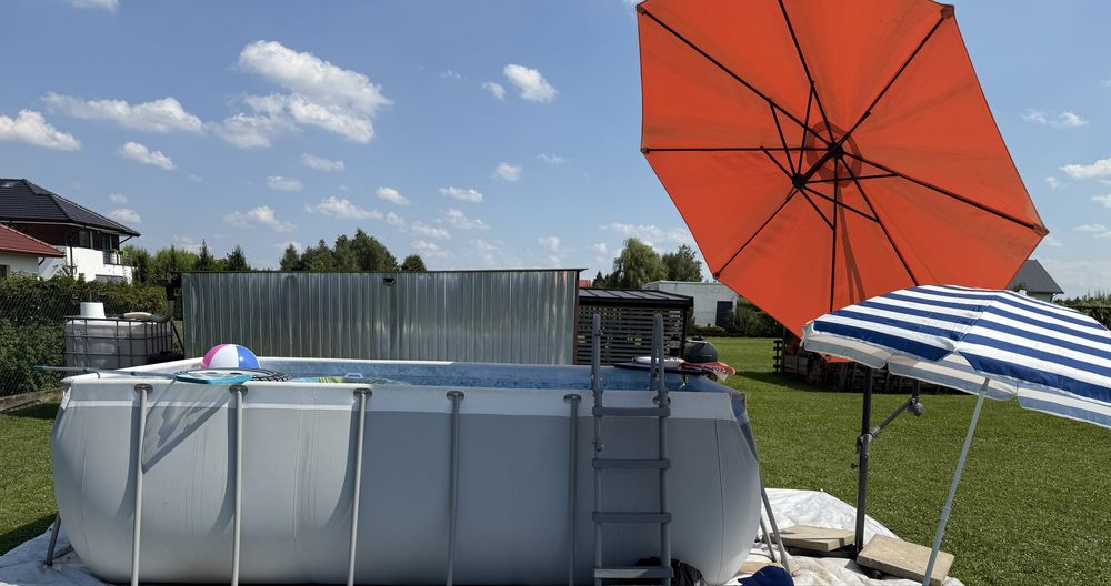 Basen BESTWAY Power Steel + pompa + drabina + 404 x 201 x 100 cm 6478L