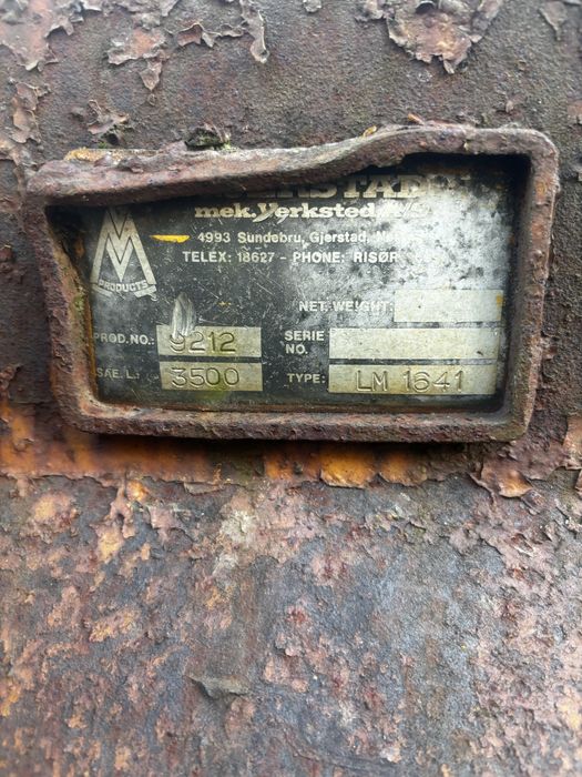 Lyzka do ładowarki 3,5m3 LM1641