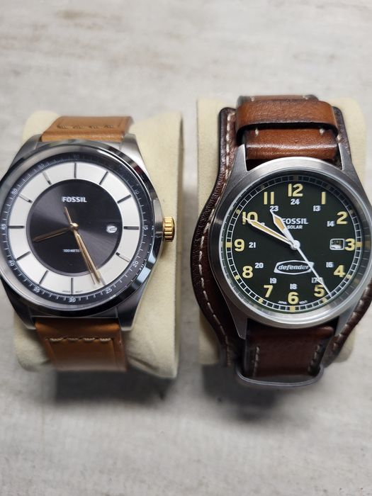 Dwa zegarki Fossil stan perfekt + pudełko