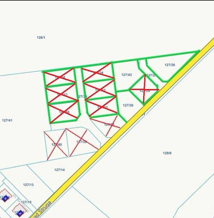 Działka budowlana 127/30 o powierzchni 870 m2 - Modliszewo/Gniezno