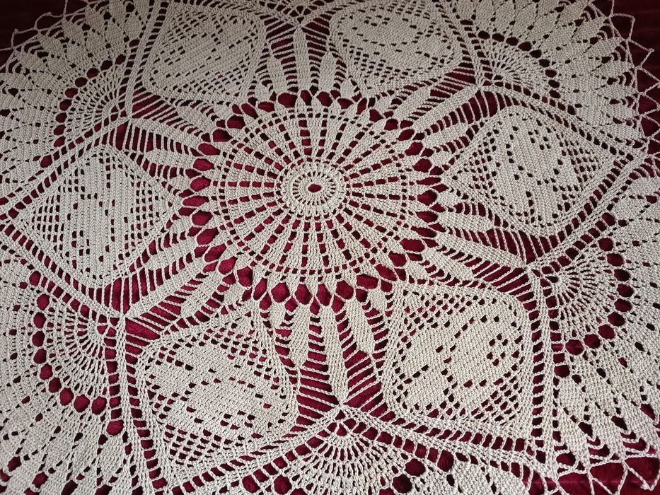 Serweta szydełkowa średnica 70 cm