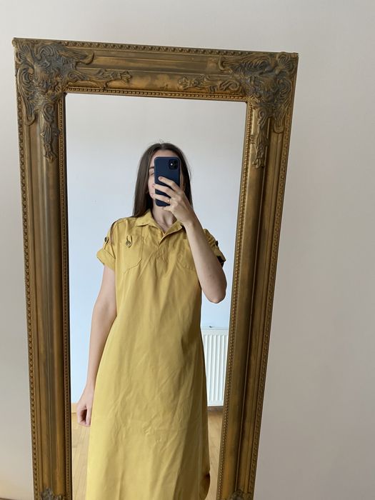 Базове Плаття Midi Трансформер розмір S-М Оверсайз підходить Вагітним