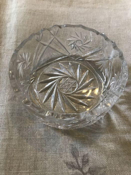 Kryształowa miseczka/ popielniczka
