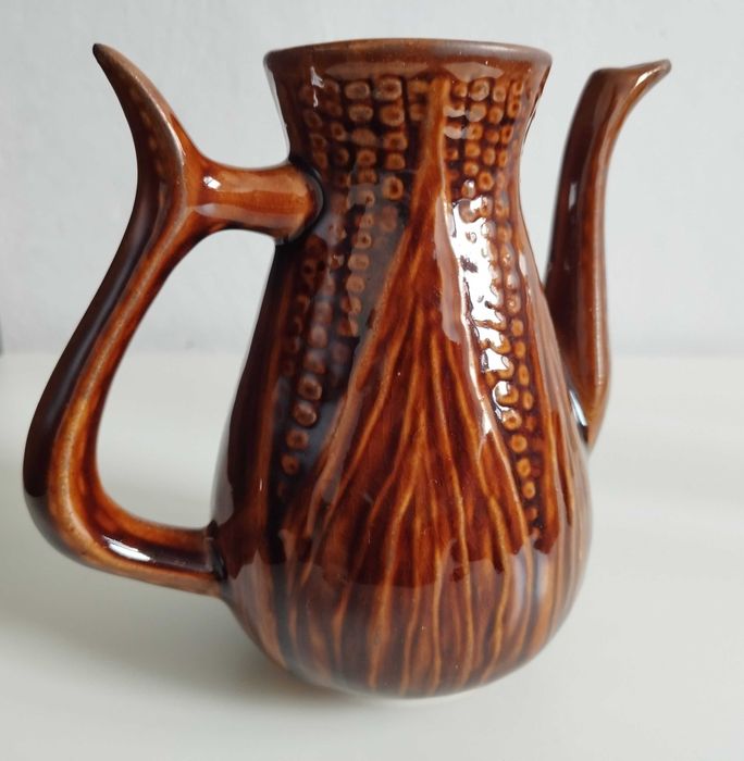 Dzbanek PRL Gliniany porcelanit szkliwiowy