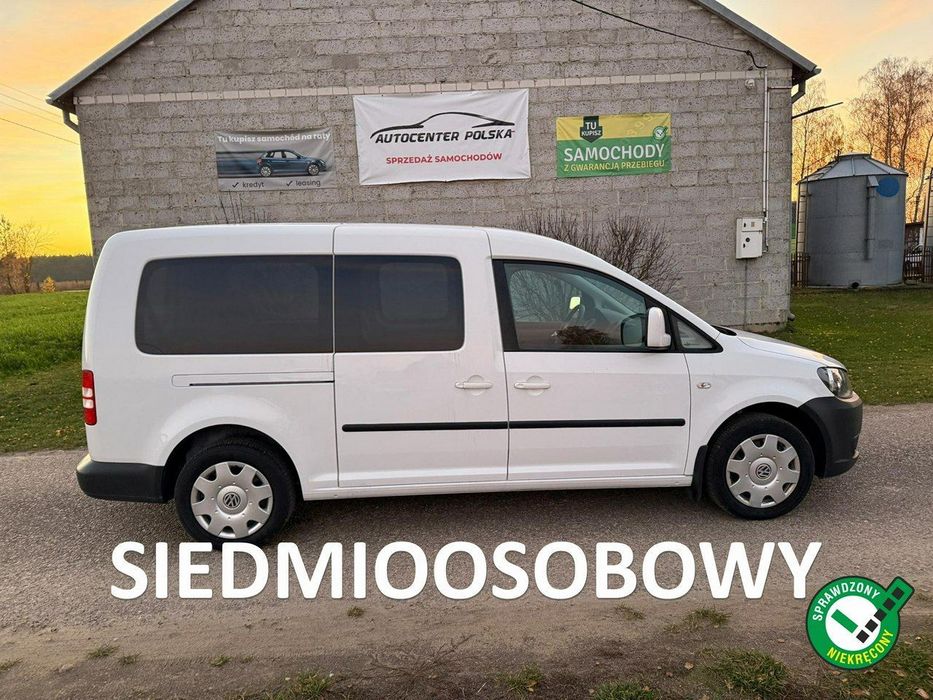 Volkswagen Caddy 2.0 MPI 109 KM MAXI 7 osobowy Zarejestrowany