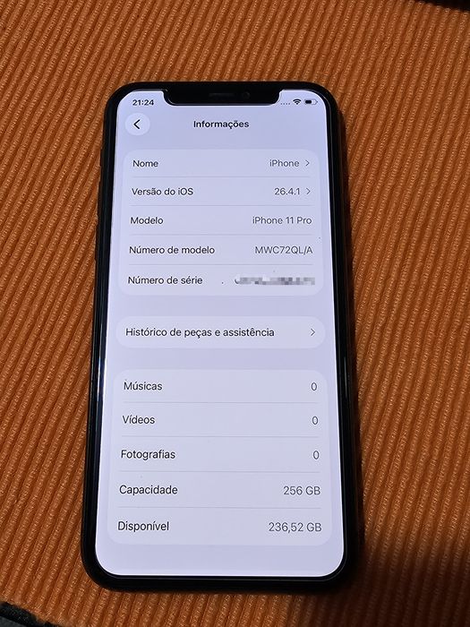 Iphone 11Pro 256gb. 100% Bateria. Excelente