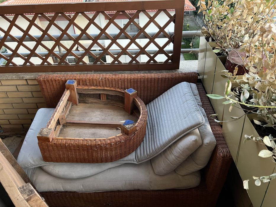 Sofa varanda / jardim - ratan - usado