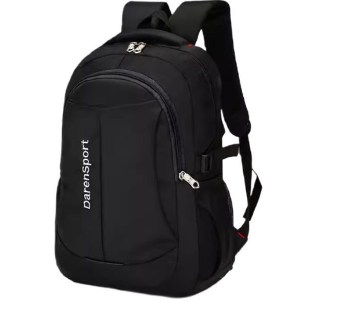 Plecak Męski Damski Do Pracy Szkoły Czarny Wodoodporny Wytrzymały P13